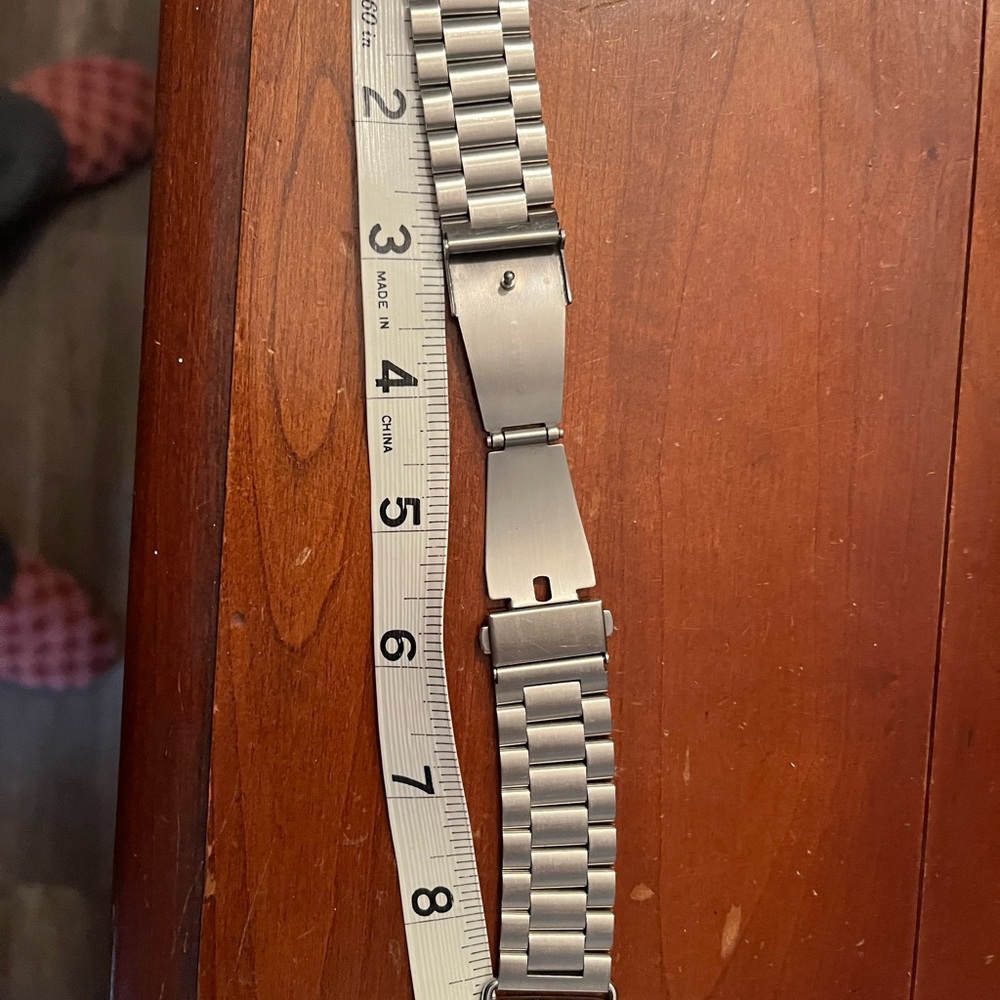 Silver Stainless Steel Watch Band for Apple Watch